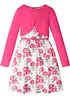 Robe + ceinture + boléro fille (ens. 3 pces), bonprix