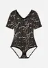 Halbarm-Body aus Modal mit Spitze, bonprix