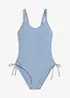 Maillot 1 pièce sculptant avec laçages, bonprix