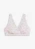 Bustier-Bikinioberteil mit V-Ausschnitt, bonprix