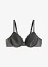 Soutien-gorge à coques satin et dentelle, bonprix