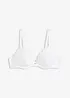 Soutien-gorge à coques satin et dentelle, bonprix