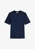 T-shirt côtelé en viscose douce et extensible, bonprix