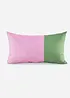 Coussin bicolore, imprimé color-block, bonprix