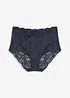 Culotte taille haute en dentelle, bonprix