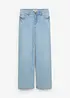 Jean droit taille mi-haute, loose, bonprix