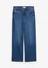 Jean droit taille mi-haute, loose, bonprix
