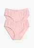 Maxislip mit zarter Spitze (2er Pack), bonprix