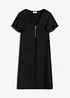 Robe en jersey à manches en crêpe, bonprix