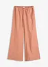 Pantalon palazzo aspect brillant, bonprix
