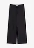 Pantalon palazzo aspect brillant, bonprix
