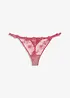 Tanga string à dentelle florale, bonprix
