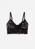 Brassière triangle avec dentelle, bonprix