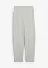 Pantalon barrel en viscose mélangée un peu brillante, bonprix
