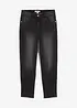 Jean barrel taille mi-haute, bonprix