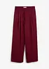 Pantalon à pinces avec lien à nouer, bonprix