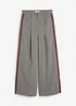 Bundfaltenhose mit Kontraststreifen, bonprix