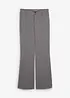 Pantalon flare taille haute, bonprix