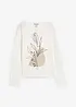 T-shirt manches longues 100% coton, bonprix