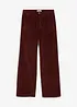 Pantalon en velours côtelé, coton extensible, bonprix