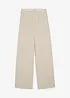 Pantalon palazzo aspect maille, bonprix