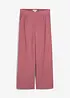 Pantalon raccourci en viscose mélangée, bonprix