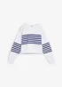 Oversize-Sweatshirt aus reiner Baumwolle, bonprix