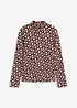 Stehkragenshirt mit Struktur, bonprix