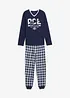 Pyjama coton à manches longues, bonprix