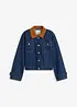 Jeansjacke mit Cordkragen, bonprix