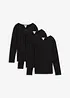Lot de 3 T-shirts manches 100% coton, bonprix