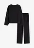 Loungewear Hausanzug aus weicher Baumwolle, oversized, bonprix