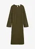 Robe midi aspect froissé, bonprix