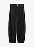 Jean Barrel taille mi-haute avec ceinture, bonprix