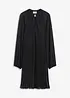 Robe courte plissée en mousseline, bonprix
