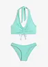 Neckholder-Bikini mit Raffung (2-tlg.Set), bonprix