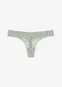 V-String mit floraler Spitze, bonprix