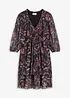 Robe en jersey et mesh, bonprix
