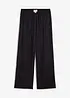 Pantalon texturé en viscose mélangée, bonprix