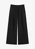 Pantalon à pinces et lien à nouer, bonprix