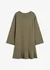 Robe courte à base volantée en jersey Milano, bonprix