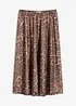 Jupe midi en mesh doux, bonprix