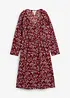 Robe en jersey crêpe gaufré, bonprix