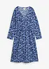 Robe en jersey crêpe gaufré, bonprix