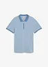 Piqué-Poloshirt mit Reißverschluss, bonprix