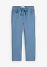 Pantalon droit taille élastiquée 100% coton, Regular, bonprix
