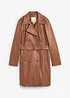 Trench-coat en cuir, bonprix