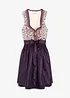 Dirndl avec tablier brodé (ens. 2 pces), bonprix