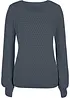 Pull en maille texturée de coton mélangé, bonprix