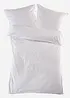 Parure de lit en coton renforcé avec passepoils, bonprix